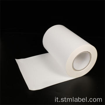 Glassina bianca a base di gomma in carta semi lucidatura
